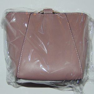 Co-Lab Christopher Kon - Circle Handle Detail - Mauve Crossbody Purse